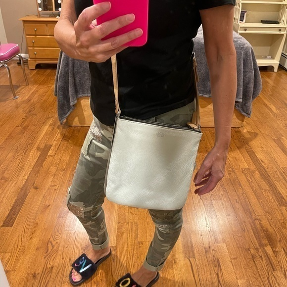 Vince Camuto Handbags - Vince Camuto mint, gray and tan‎ crossbody bag